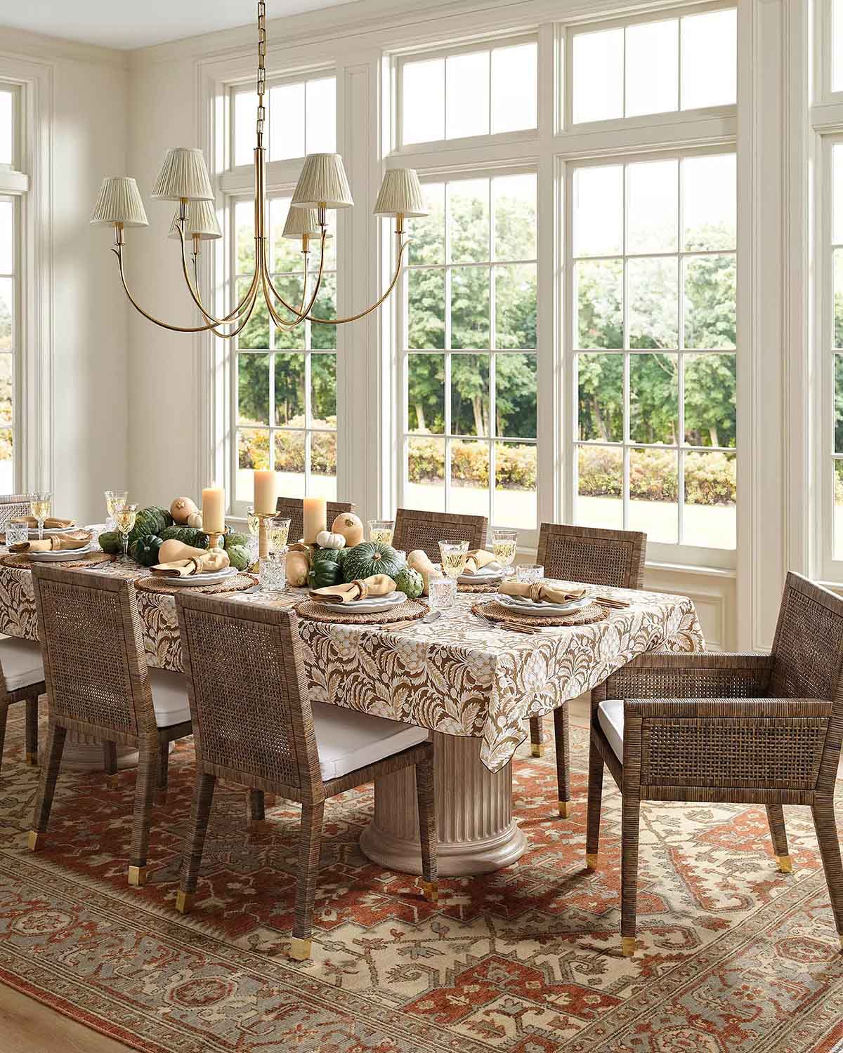 Serena and Lily Balboa Rattan Dining Chair Sepia best rattan dining chairs