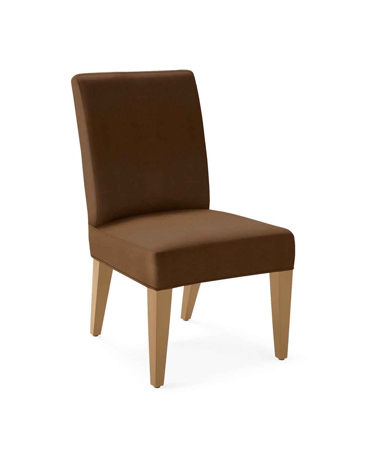 Serena and Lily Ross Dining Chair Coton Velvet Earth best brown velvet dining chairs