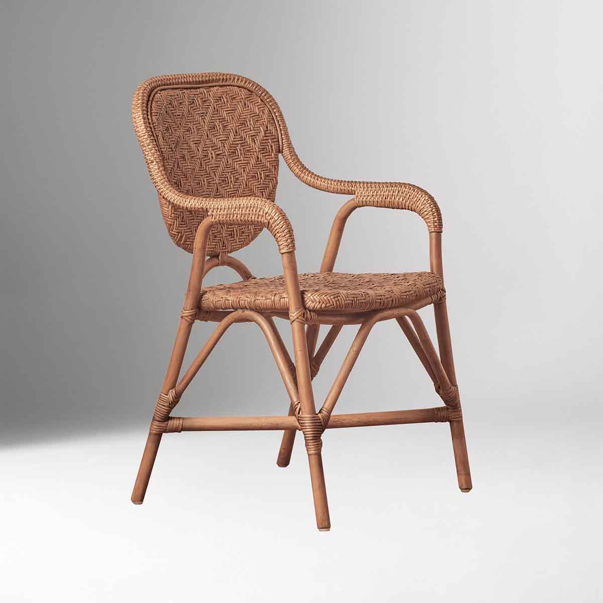 West Elm Maru Rattan Dining Arm Chair best rattan dining chairs