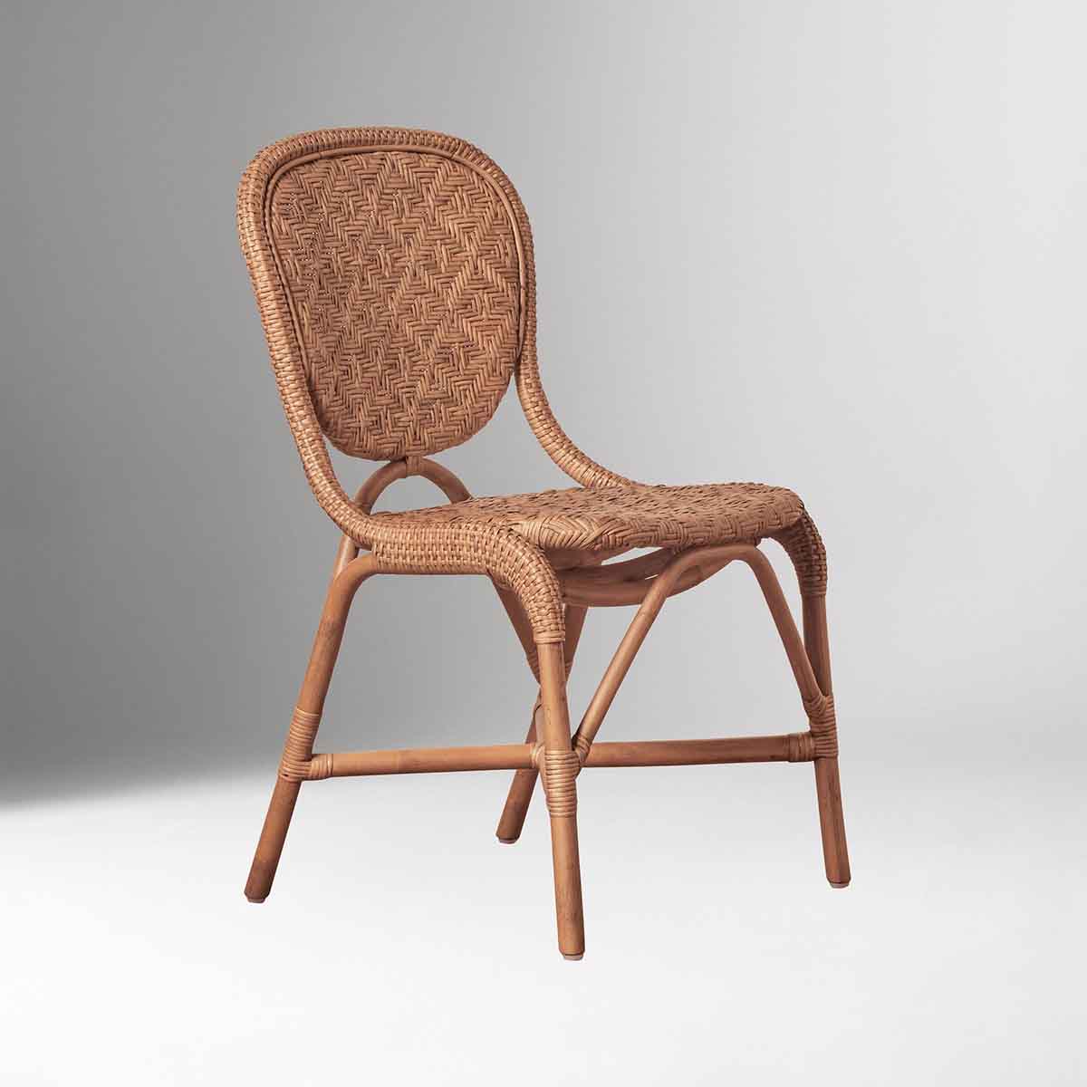 West Elm Maru Rattan Dining Side Chair best rattan dining chairs