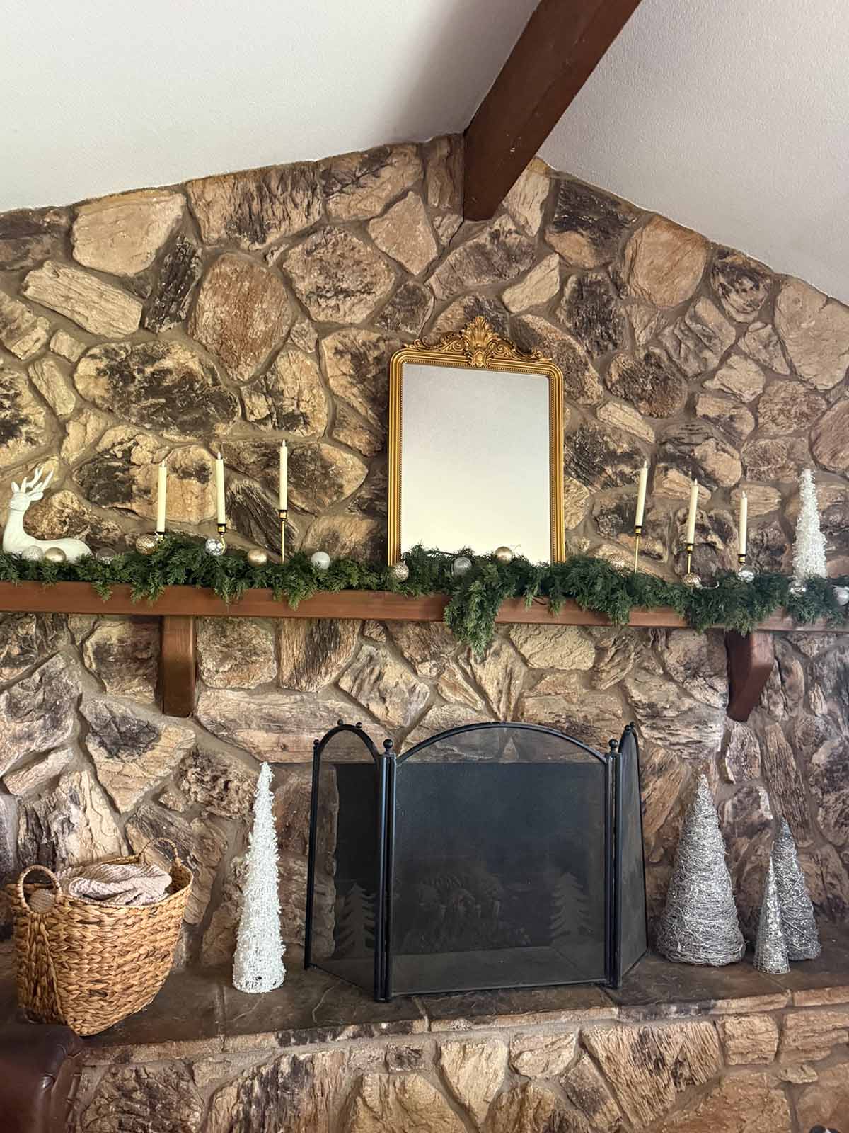 Entertaining expert, journalist and lifestyle blogger Candie Anderson of candieanderson.com shows you how to decorate your fireplace mantel for Christmas and the holiday season.