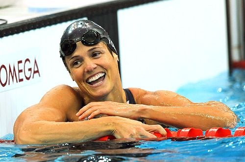 dara torres at the 2008 summer olympics
