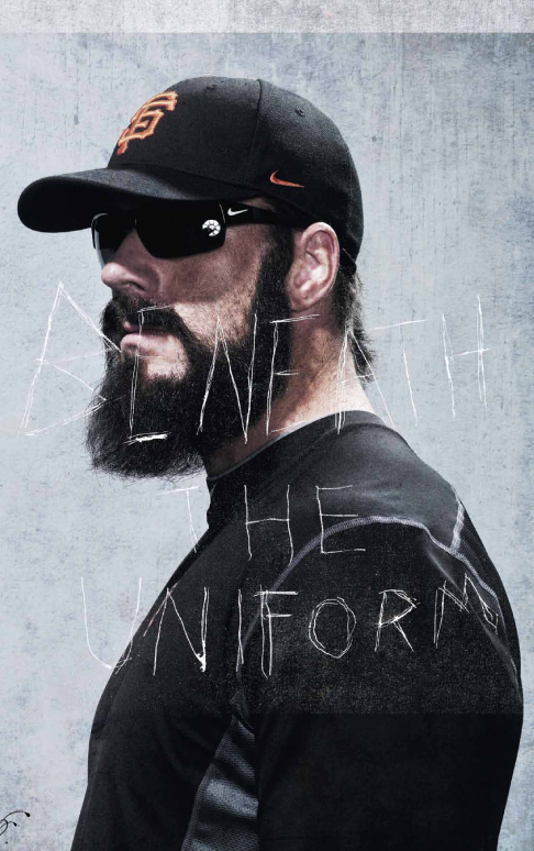 Brian Wilson Cindy Whitehead Stylist Steve Bonini Photographer SF Giants Closer Pitcher Nike Ad Fear The Beard Candace Rose Anderson Interview