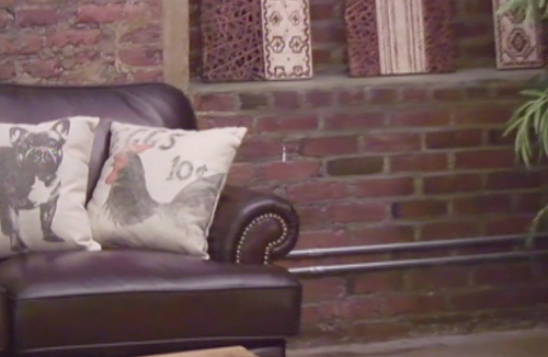 Menswear texture home interior