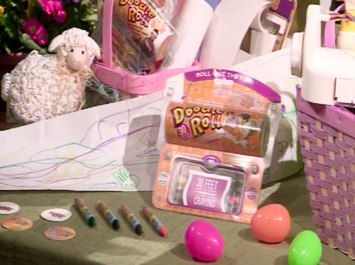 Doodle Roll by Imagination brands. Easter gifts, easter games, easter toys, toy expert reyne rice, candace rose candieanderson.com interview