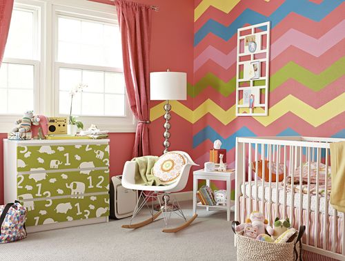 Paint Stripes Chevron #A1E862