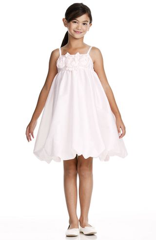 Us Angels Taffeta Rosette bubble dress