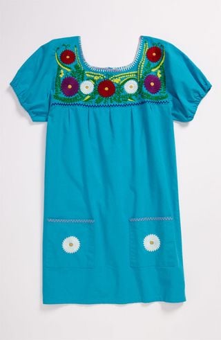 Peek Maria Mexican Wedding Dress in Turquoise
