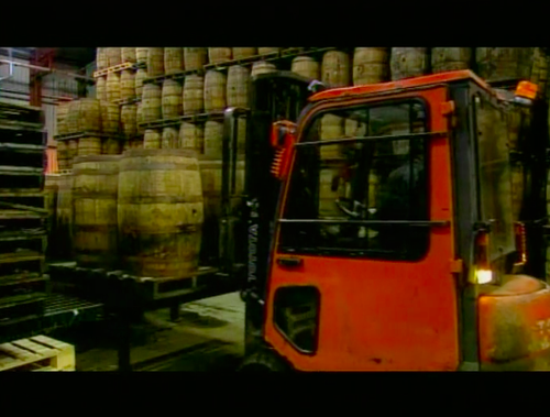 Forklift Wine Barrels