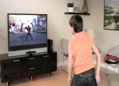 Kid playing kinect toy expert reyne rice candace rose candieanderson.com easter gifts easter games 2012