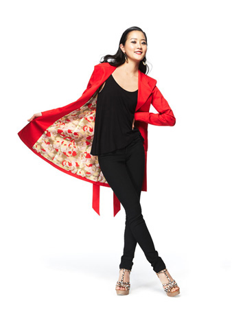 Red Trench Coat Kara Laricks 