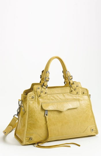Rebecca Minkoff 'Desire' Studded Satchel in Mustard. Nordstrom